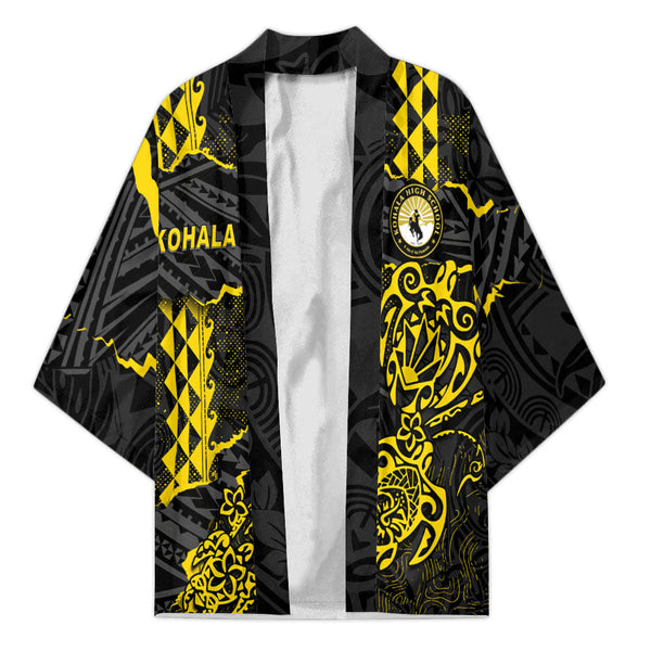 Hawaii Kohala High School Custom Kimono Polynesian Turtle Style