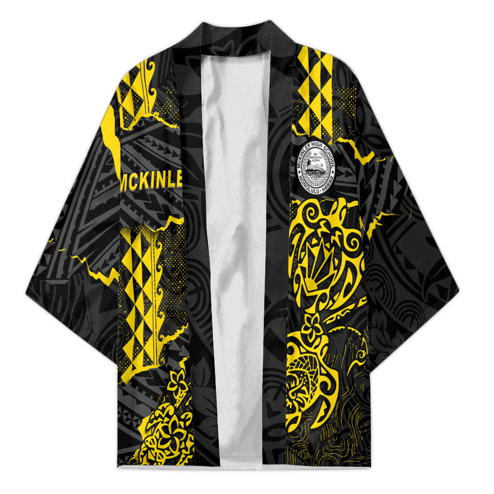 Hawaii President William McKinley High School Custom Kimono Polynesian Turtle Style