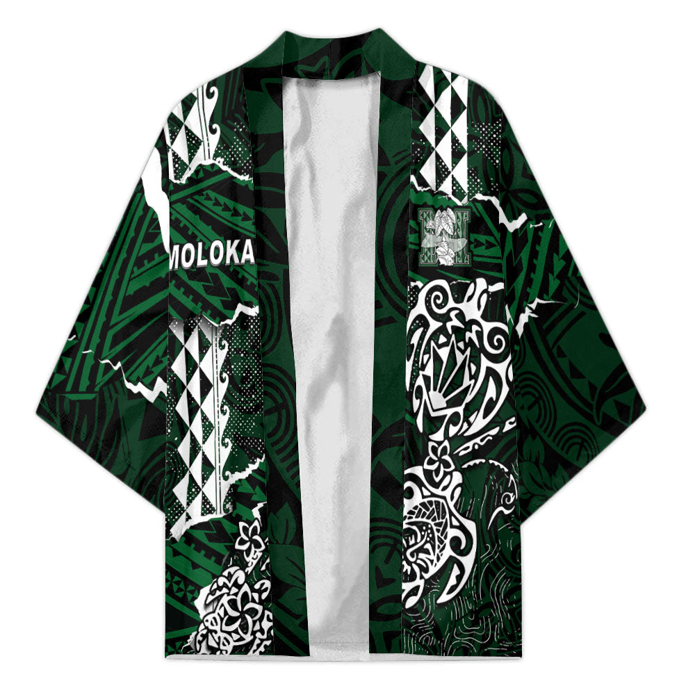 Hawaii Molokai High School Custom Kimono Polynesian Turtle Style