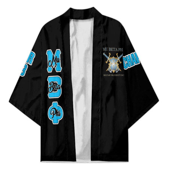 Fraternity Kimono - Personalized Mu Beta Phi Kimono Original Dark Style