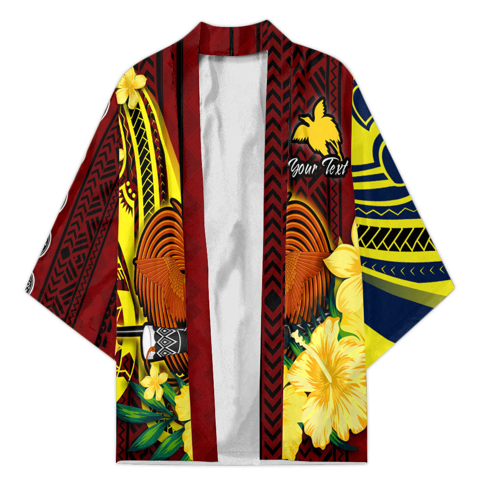 Custom Papua New Guinea Kimono Polynesian PNG Bird Independence Day - LH1