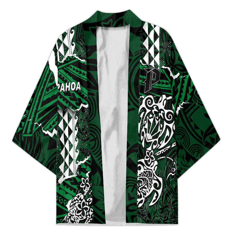 Hawaii Pahoa High & Intermediate School Custom Kimono Polynesian Turtle Style