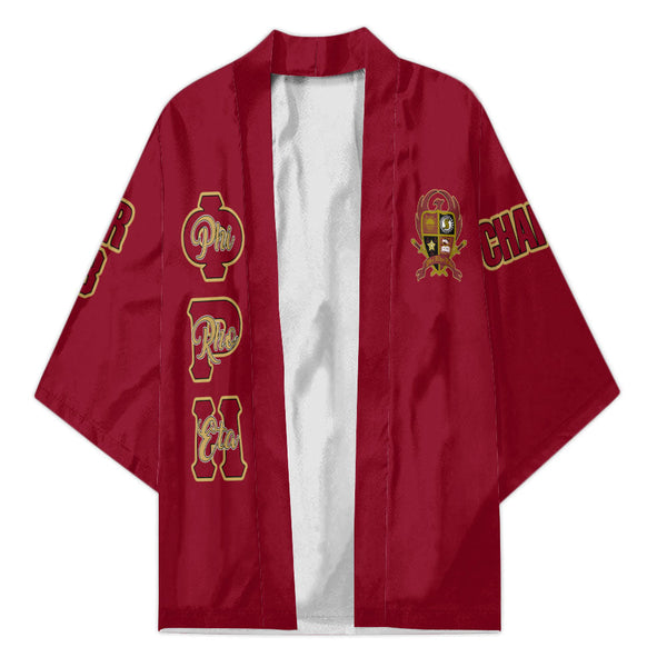 Fraternity Kimono - Personalized Phi Rho Eta Kimono Original Maroon Style