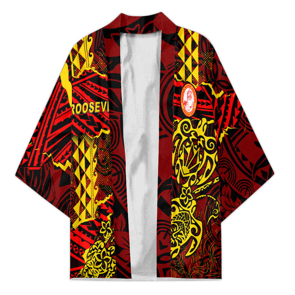 Hawaii Roosevelt High School Custom Kimono Polynesian Turtle Style