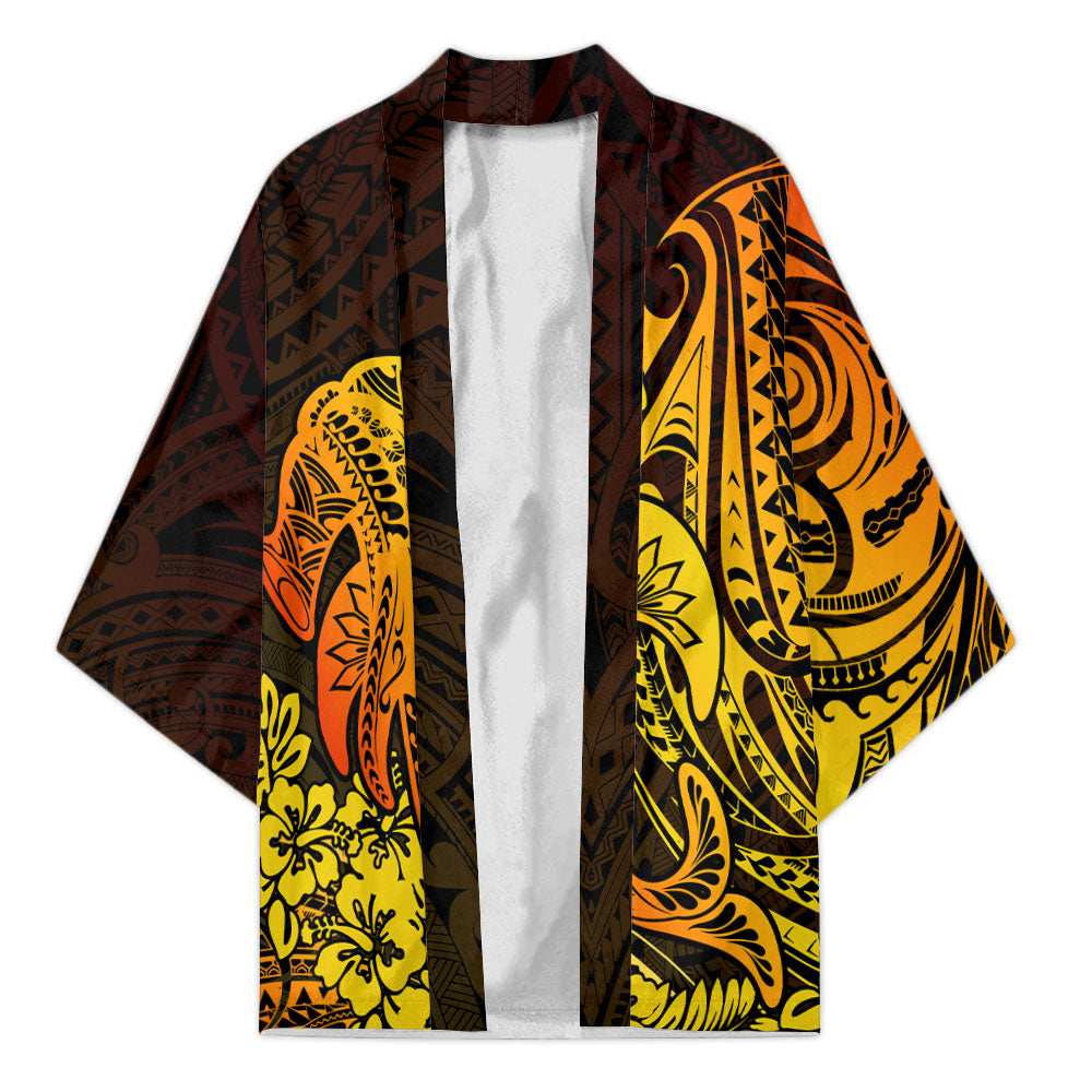 Hawaii Hammerhead Shark Kimono Reggae Style