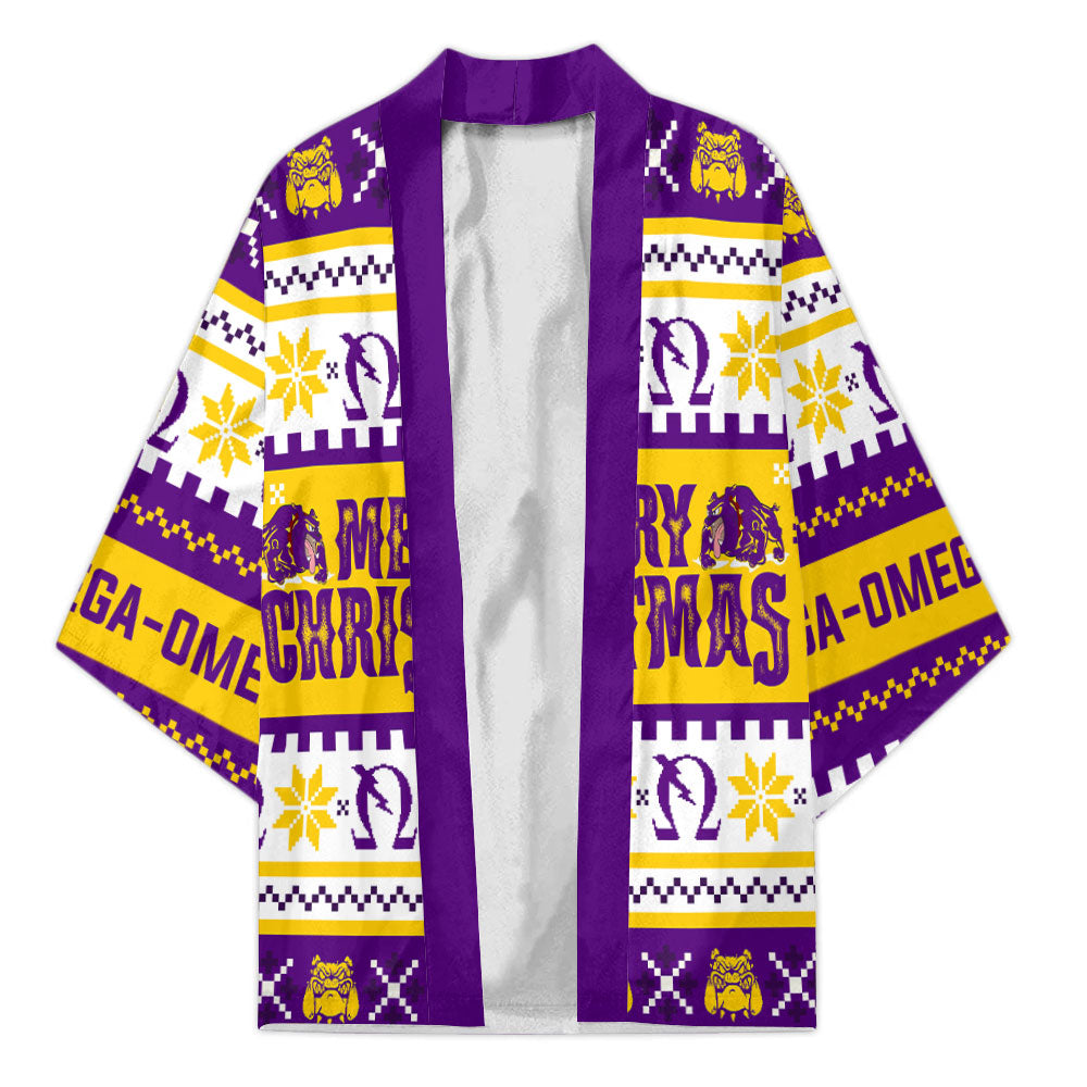 Fraternity Kimono - OPP Christmas Bulldog Kimono