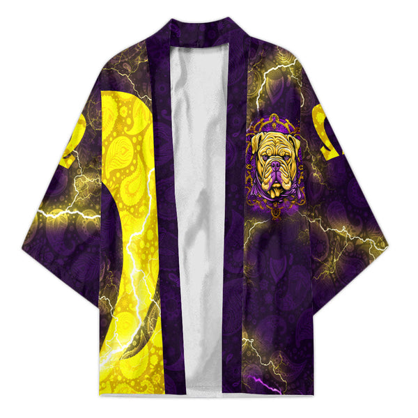 Fraternity Kimono - Omega Psi Phi Bulldog Kimono Thunder Style