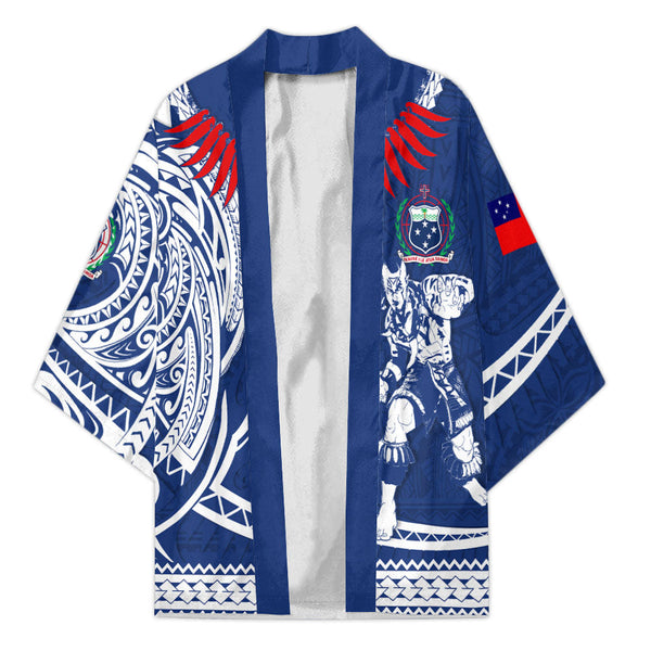 Custom Samoa Kimono Warrior Ula Nifo Style