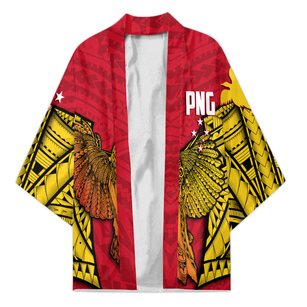 Papua New Guinea Independence Day Kimono Raggiana Bird of Paradise Style