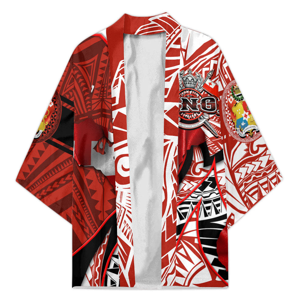 Tonga In My Heart Royal Coat Of Arms Kimono