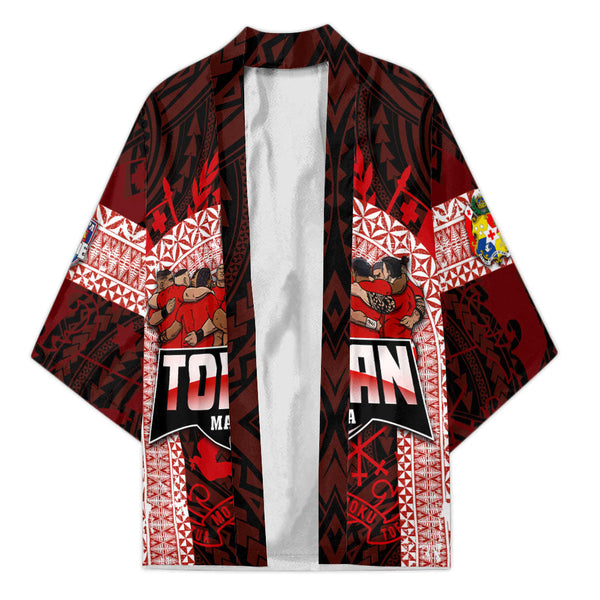 Custom Tonga Mate Ma'a Rugby League Kimono