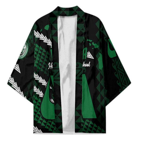 Hawaii Aiea High School Custom Kimono Map Style