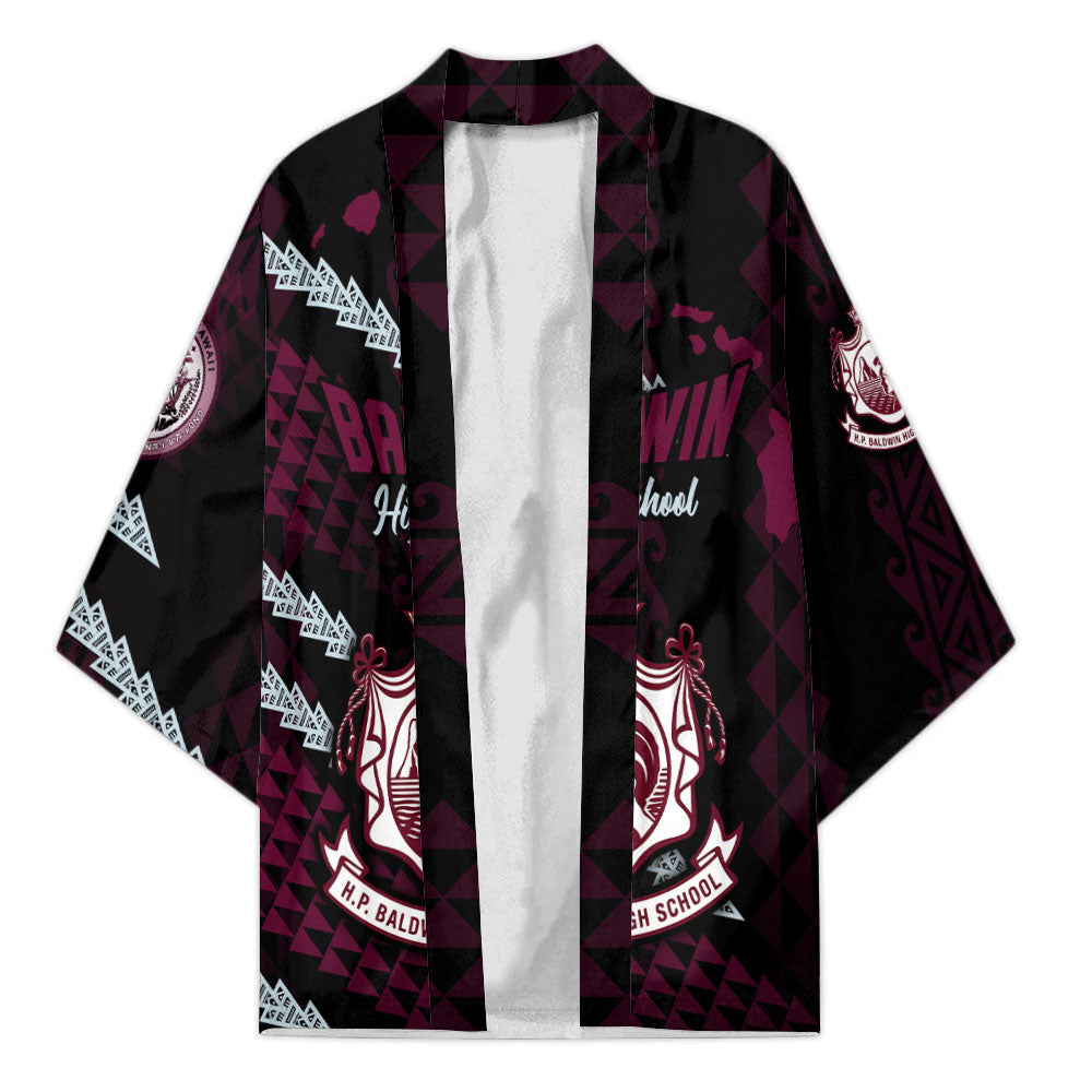 Hawaii Baldwin High School Custom Kimono Map Style