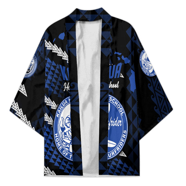 Hawaii Kailua High School Custom Kimono Map Style