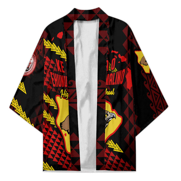 Hawaii Ke Kula O Ehunuikaimalino School Custom Kimono Map Style