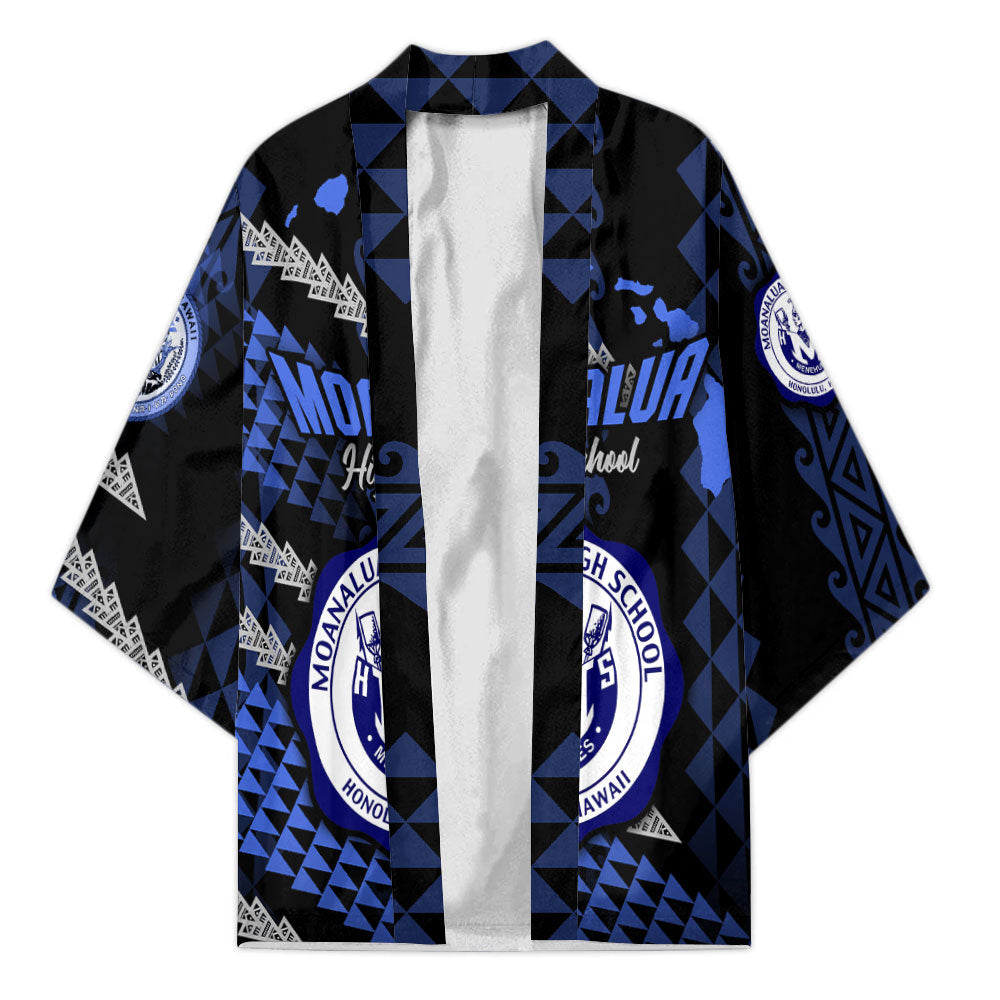 Hawaii Moanalua High School Custom Kimono Map Style