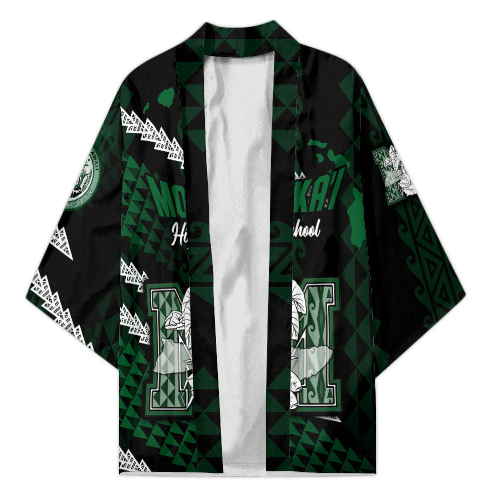 Hawaii Molokai High School Custom Kimono Map Style