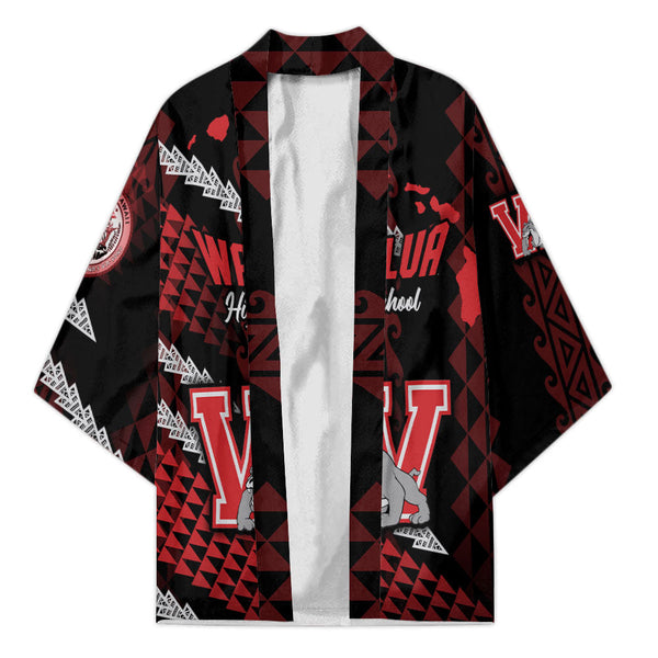 Hawaii Waialua High & Intermediate School Custom Kimono Map Style