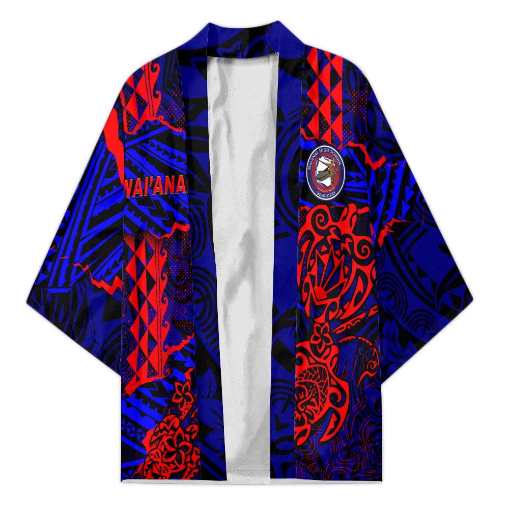 Hawaii Waianae High School Custom Kimono Polynesian Turtle Style