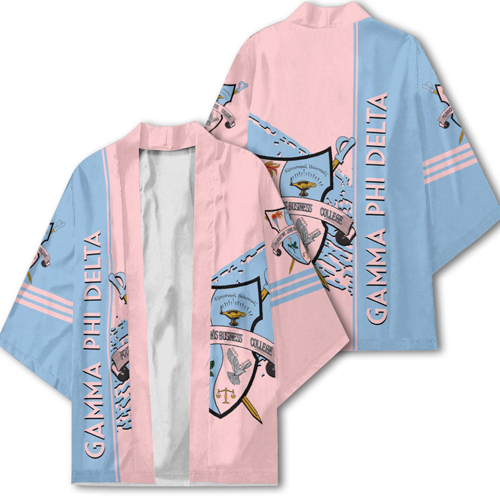 Sorority Kimono - Gamma Phi Delta Kimono Quarter Style