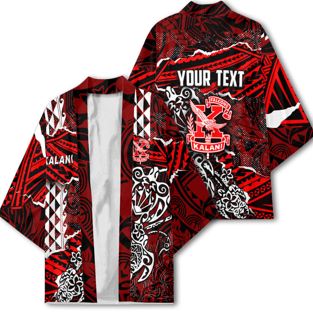 Hawaii Kalani High School Custom Kimono Polynesian Turtle Style