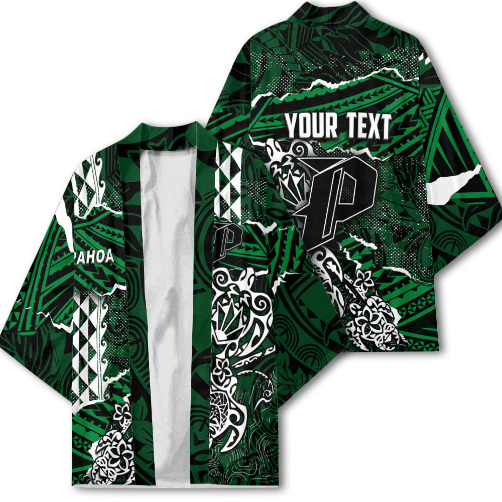 Hawaii Pahoa High & Intermediate School Custom Kimono Polynesian Turtle Style