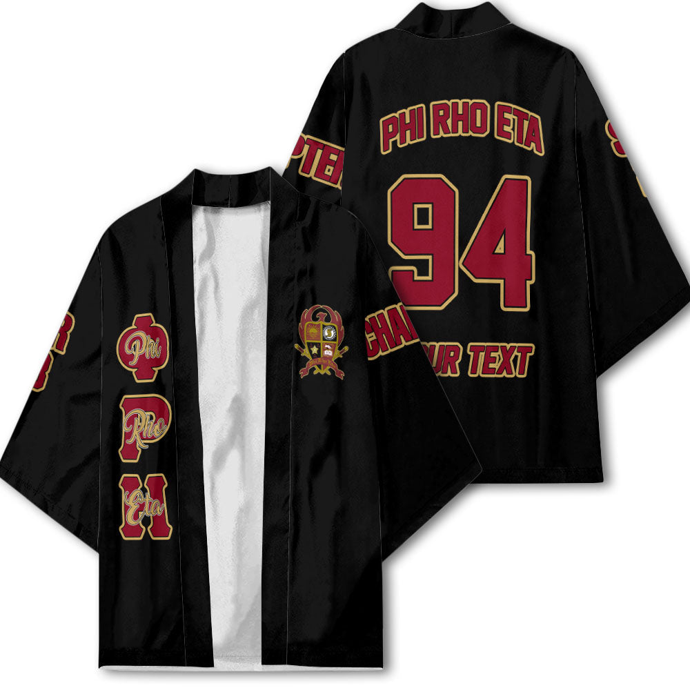 Fraternity Kimono - Personalized Phi Rho Eta Kimono Original Dark Style