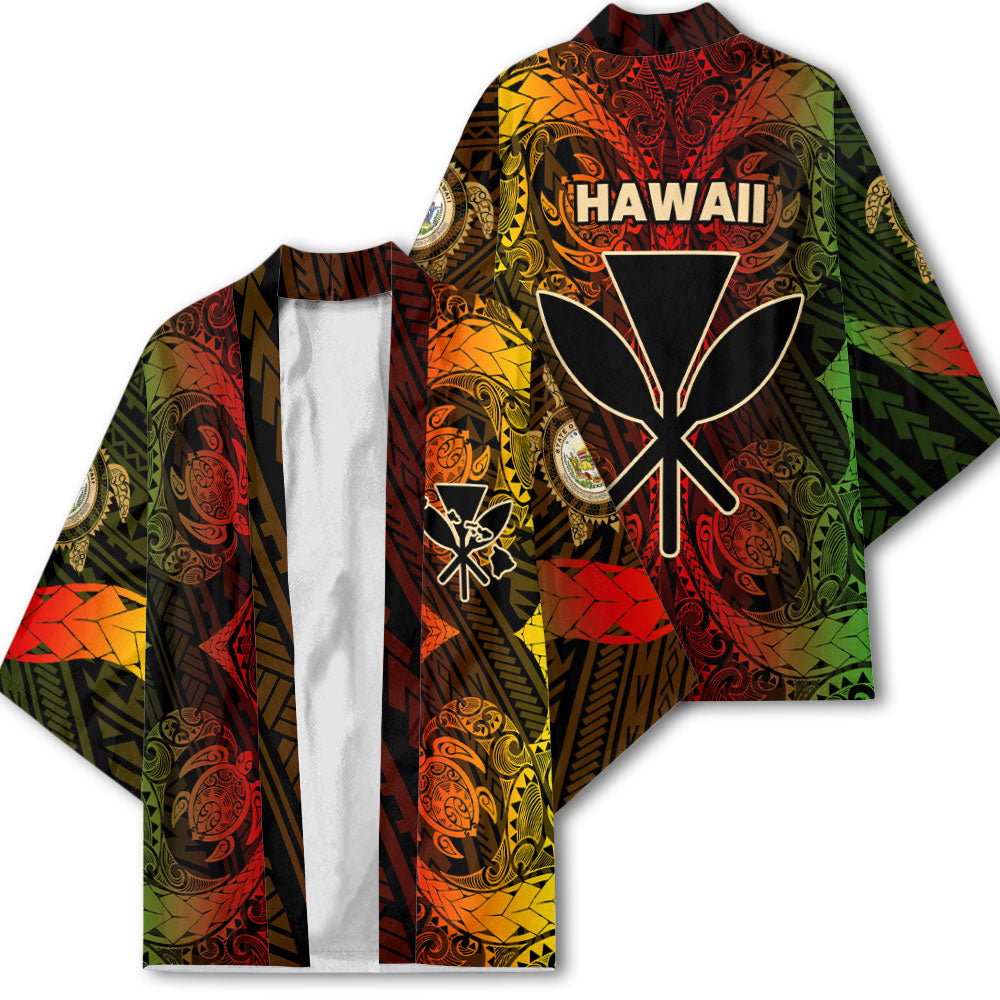 Kanaka Maoli Hawaii Kimono Reggae Style