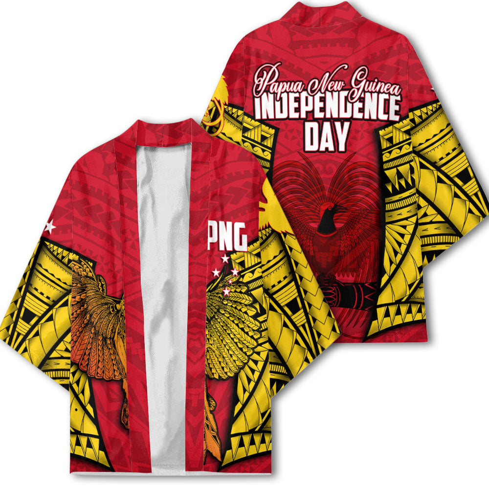 Papua New Guinea Independence Day Kimono Raggiana Bird of Paradise Style