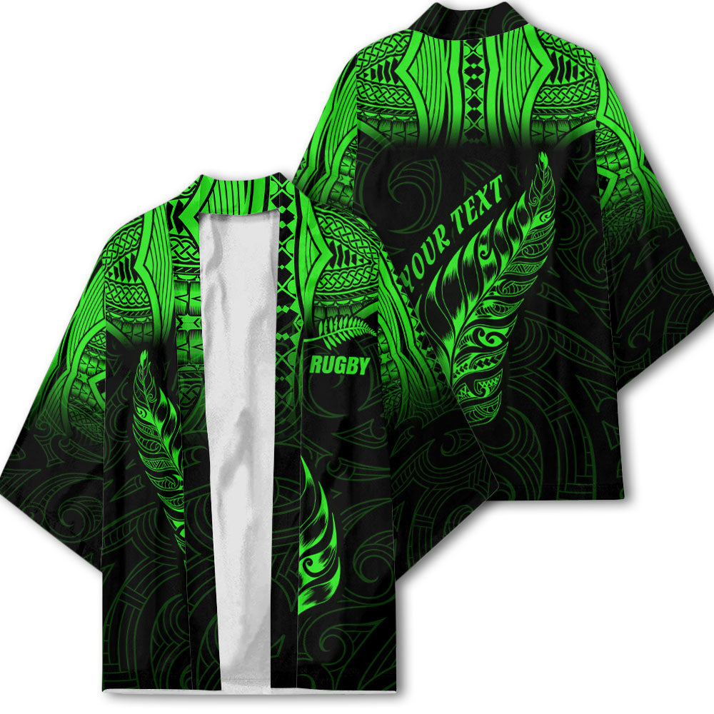 Custom New Zealand Rugby Kimono Maori Silver Fern Aotearoa - LH1