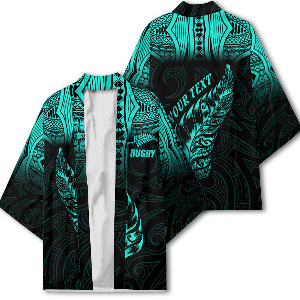 Custom New Zealand Rugby Kimono Maori Silver Fern Aotearoa - LH1