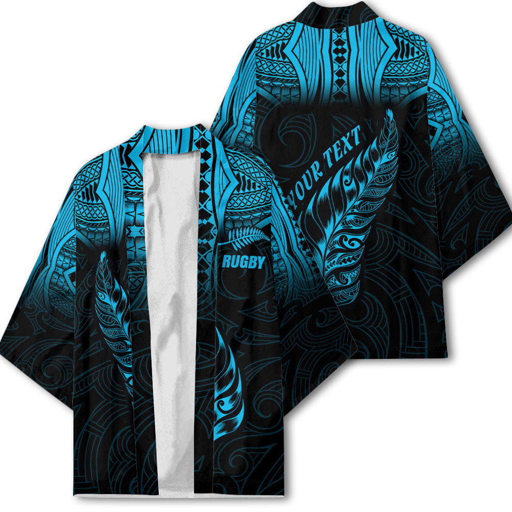 Custom New Zealand Rugby Kimono Maori Silver Fern Aotearoa - LH1