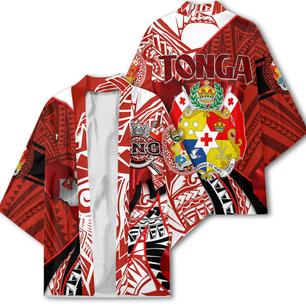 Tonga In My Heart Royal Coat Of Arms Kimono