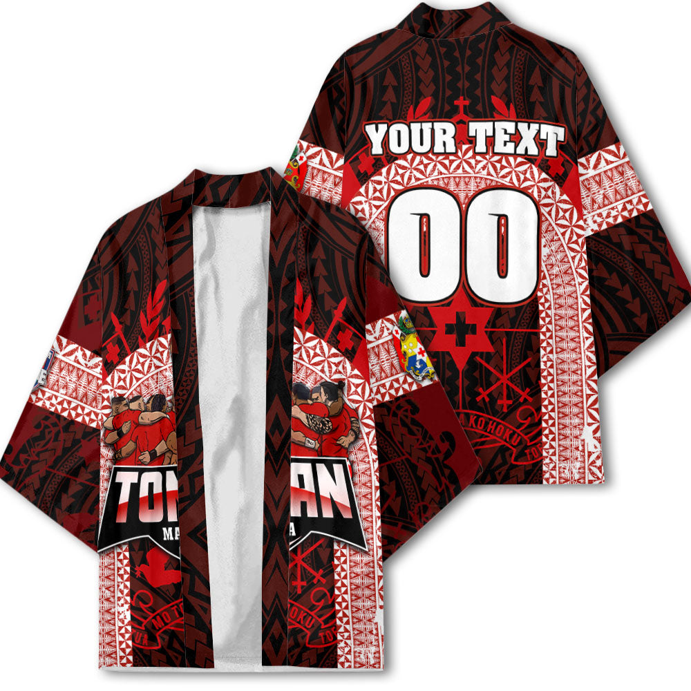 Custom Tonga Mate Ma'a Rugby League Kimono