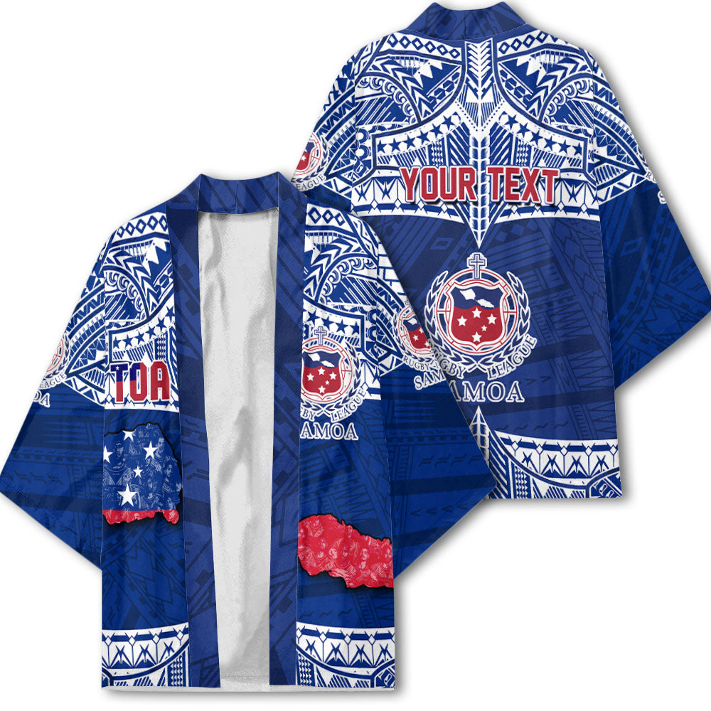 Custom Samoa TOA Rugby Kimono Map Style