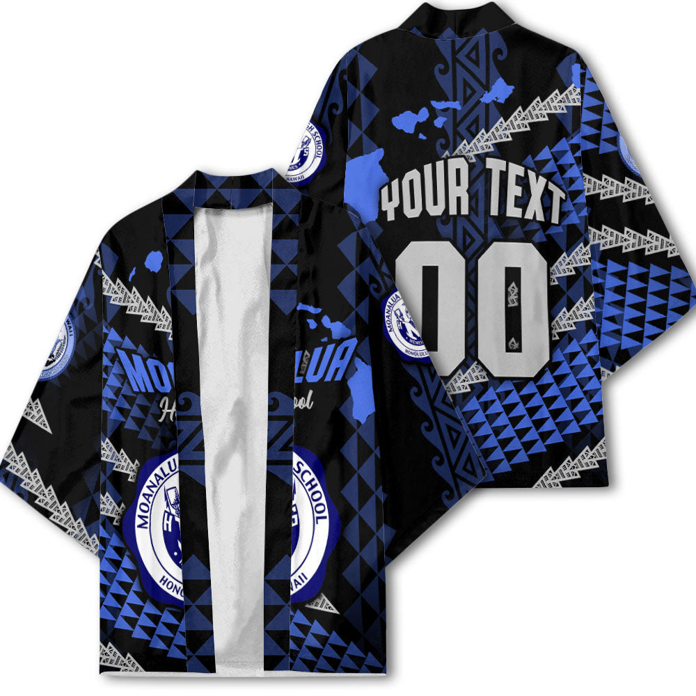 Hawaii Moanalua High School Custom Kimono Map Style