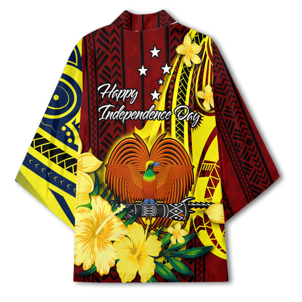 Custom Papua New Guinea Kimono Polynesian PNG Bird Independence Day - LH1