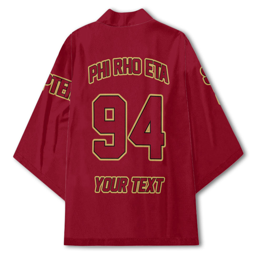 Fraternity Kimono - Personalized Phi Rho Eta Kimono Original Maroon Style