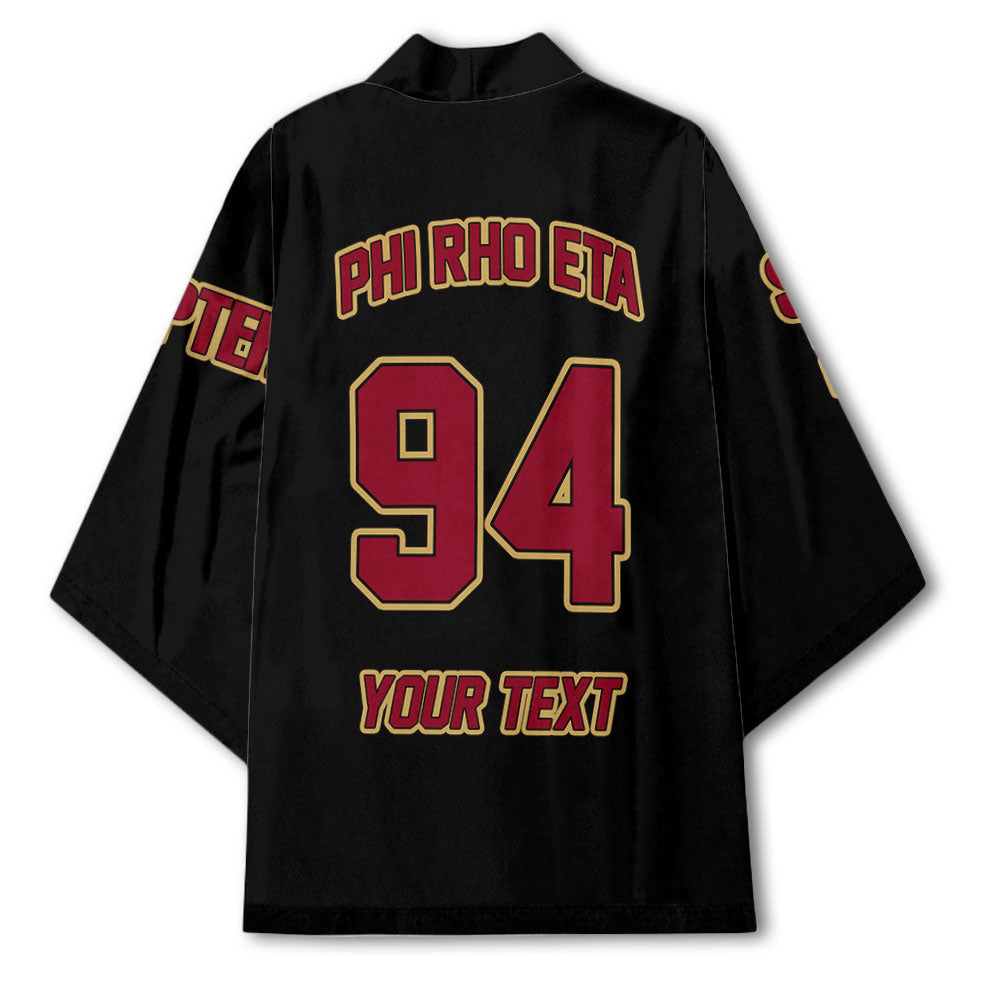 Fraternity Kimono - Personalized Phi Rho Eta Kimono Original Dark Style