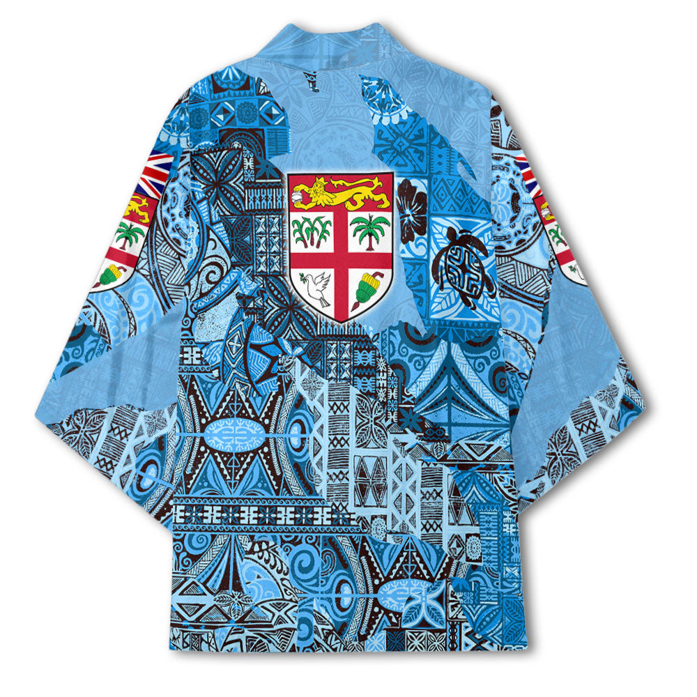 Fiji Flag & Coat Of Arms Kimono