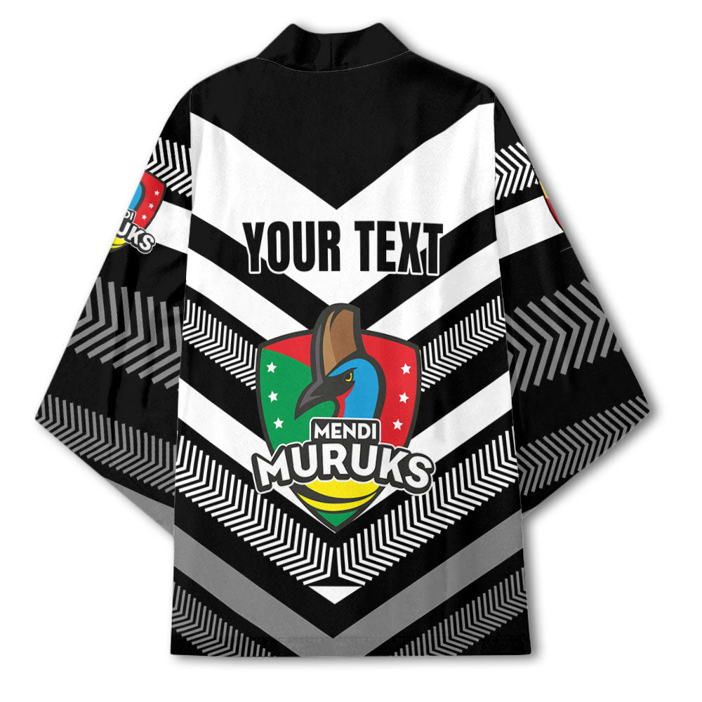 Custom Mendi Muruks Kimono Papua New Guinea Rugby Black & White Style