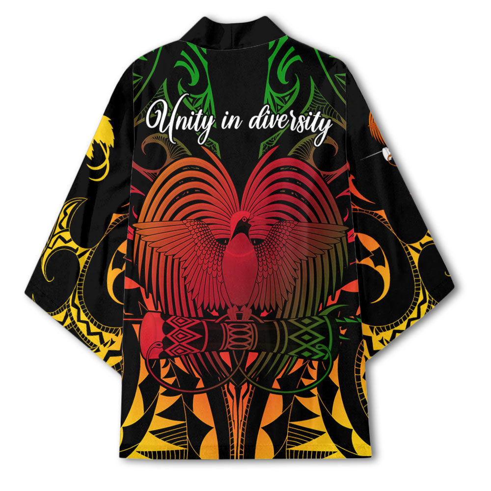 Papua New Guinea Kimono Unity In Diversity Motto