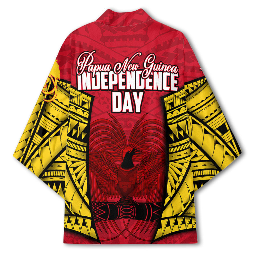 Papua New Guinea Independence Day Kimono Raggiana Bird of Paradise Style