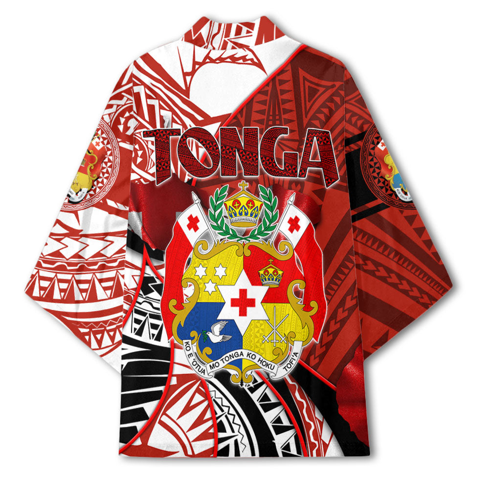 Tonga In My Heart Royal Coat Of Arms Kimono