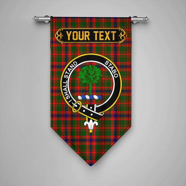 Kinninmont Clan Badge Tartan Gonfalon Personalize