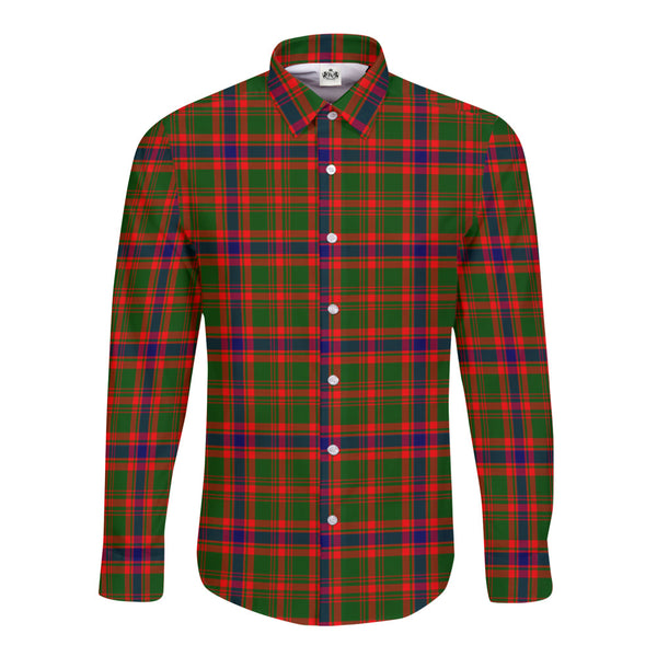 Kinninmont Tartan Plaid Long Sleeve Button Shirt