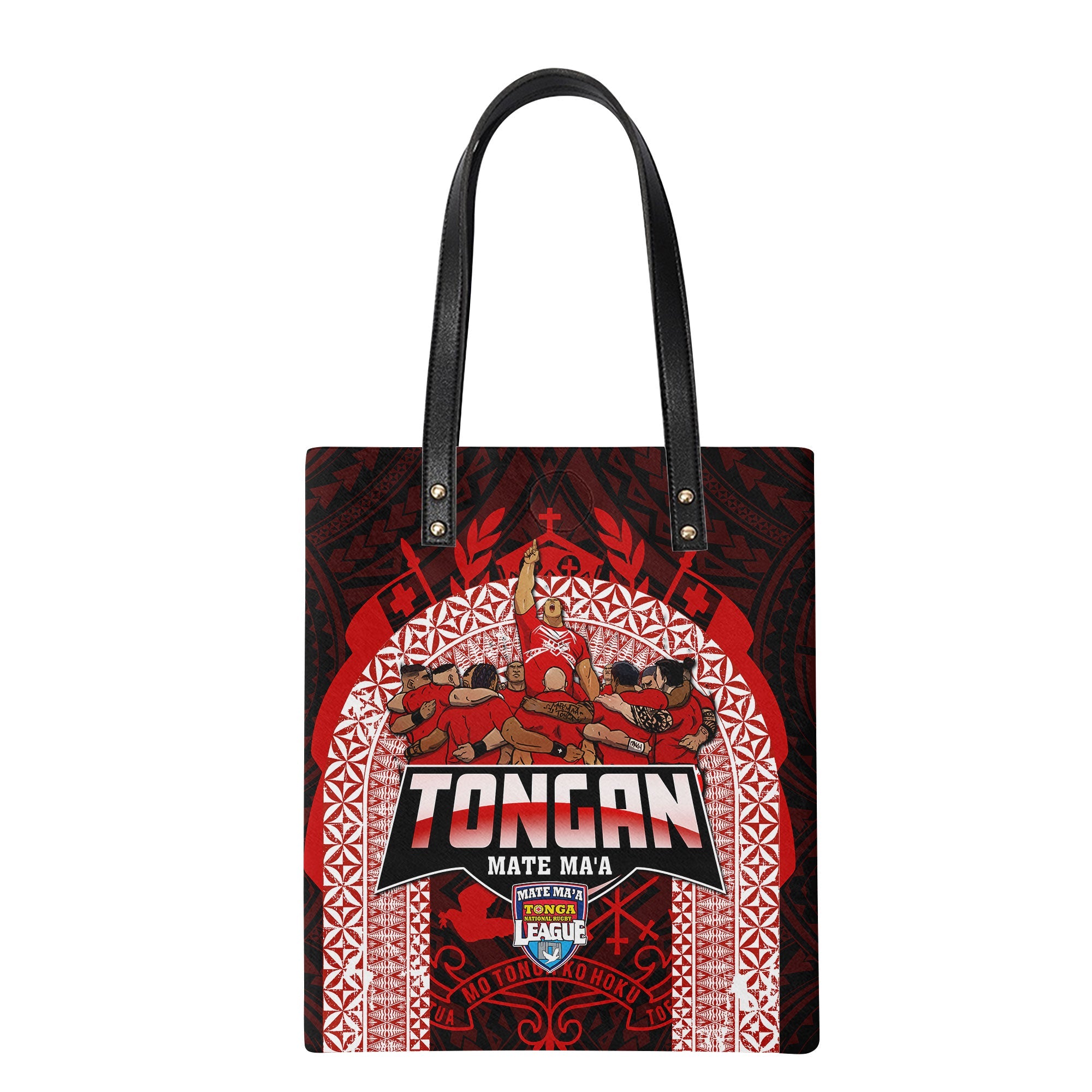 Tonga Mate Ma'a Rugby League Leather Ordinary Tote Bag