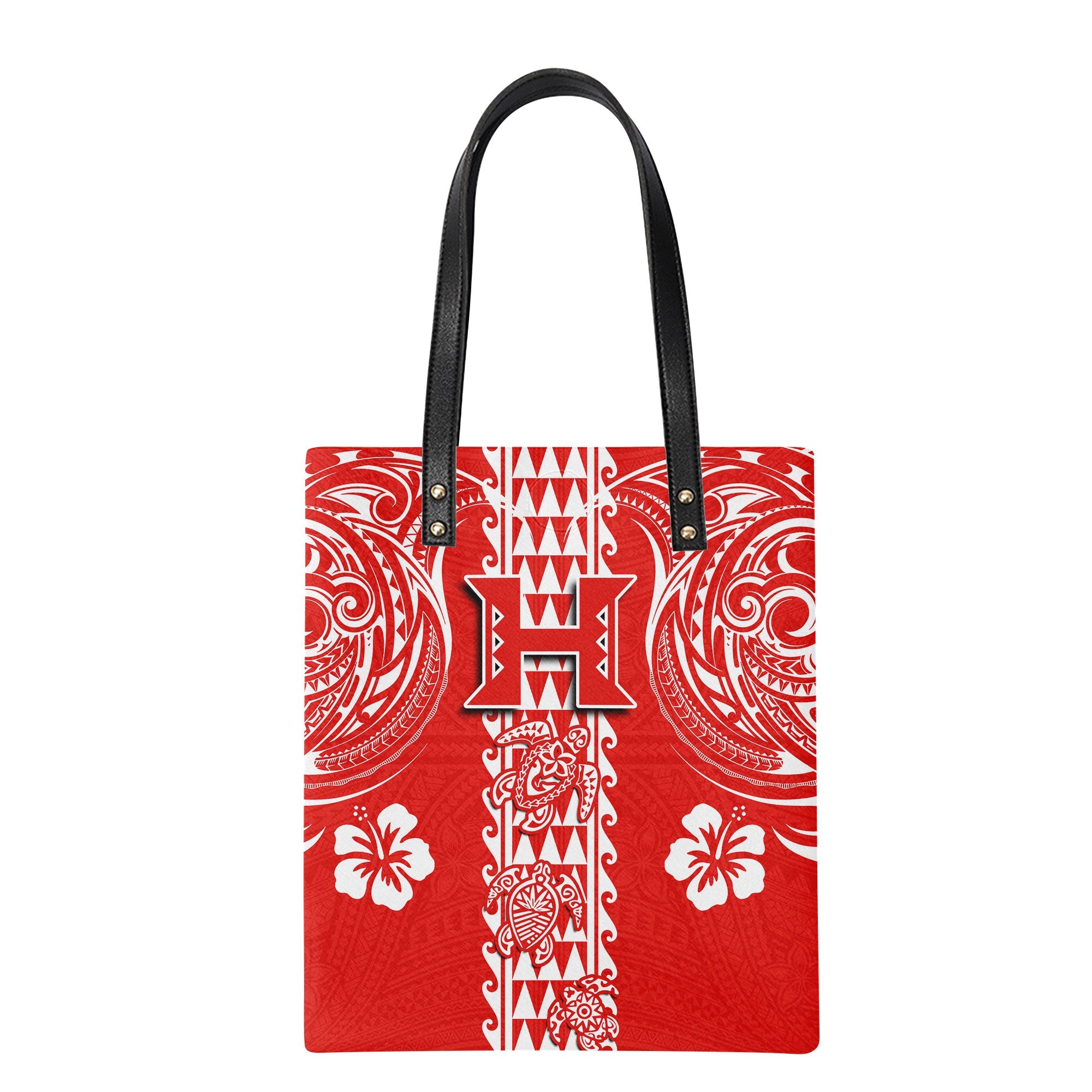 Hilo Hawaii Seal Leather Ordinary Tote Bag Turtle Style