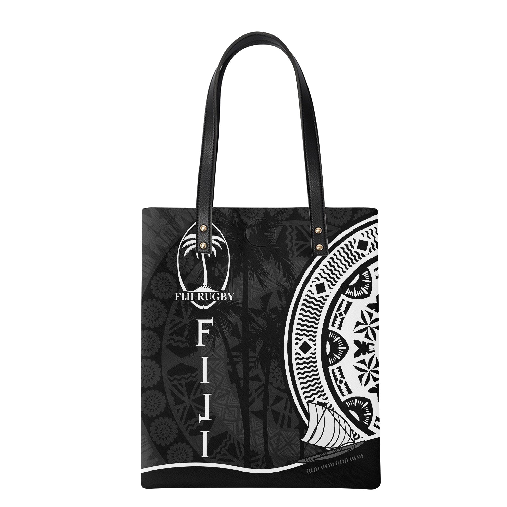 Fiji Rugby Leather Ordinary Tote Bag