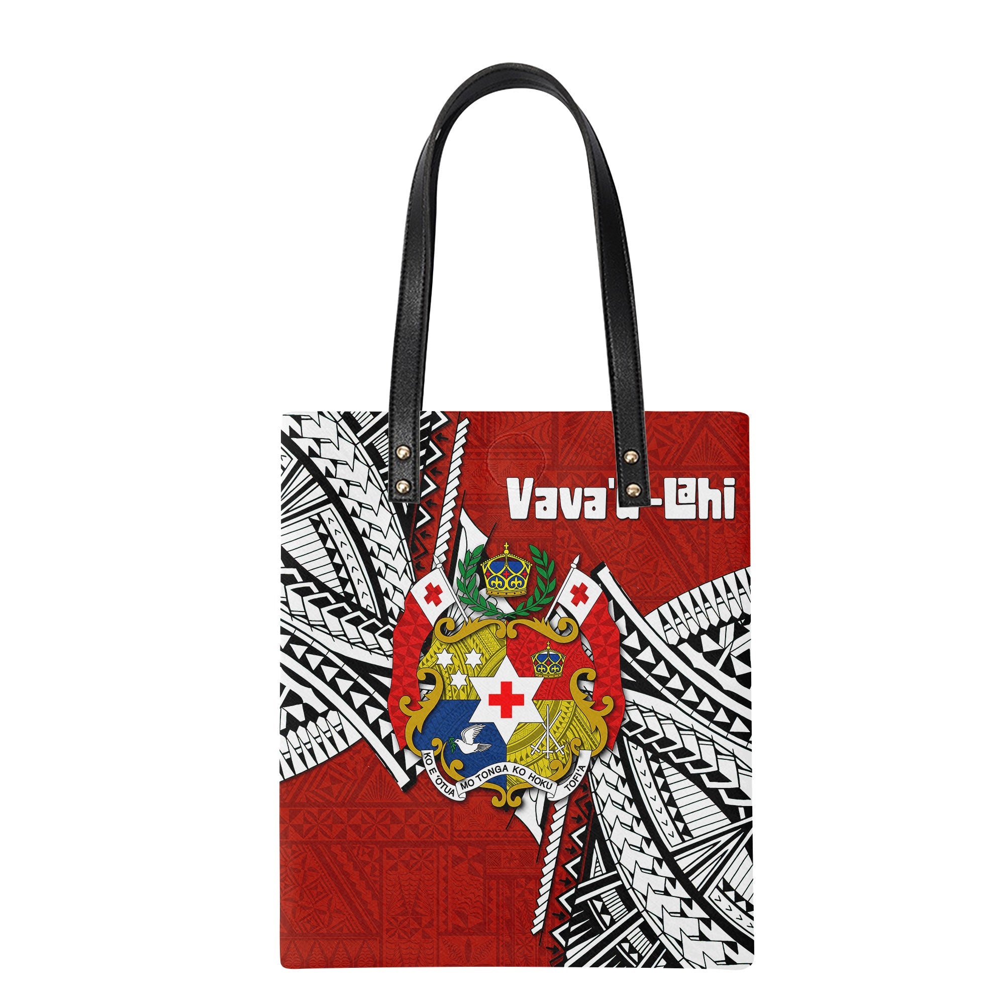 Tonga Vava'u Lahi Coat Of Arms Leather Ordinary Tote Bag